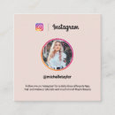 Recherche de influencer cartes visite Photo instagram