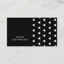 Search for triangle business cards White