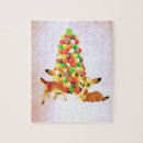 Recherche de vintage christmas puzzles Vert