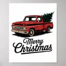 Search for vintage christmas tree posters Red