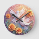 Search for dove clocks Elegant
