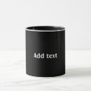 Search for templates mugs Black