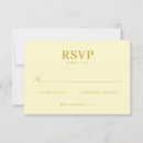 Recherche de jaune pâle invitations Minimaliste