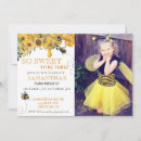 Search for honeycomb birthday invitations Sunflower