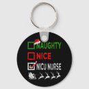 Search for naughty keychains Santa