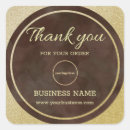 Search for corporate thank you stickers Typography