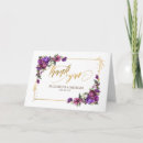 Search for purple and gold thank you cards Botanical
