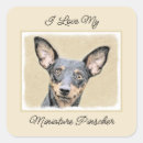 Search for miniature pinscher stickers Dog