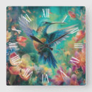 Search for hummingbirds clocks Colourful