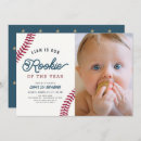 Search for baseball baby invitations Navy blue