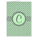 Search for polka dot monogram cards Monogrammed