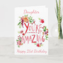 Search for 21st birthday cards Daughter