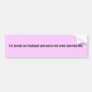 Search for marry bumper stickers Wife