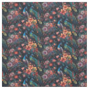 Search for peacock fabric Flowers