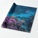 Search for tropical fish wrapping paper Sea