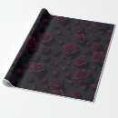 Search for red roses wrapping paper Pattern
