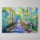 Search for walking path posters Watercolor