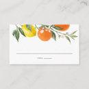 Search for orange place cards Citrus