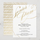 Search for senior prom invitations Gold