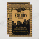 Search for art deco invitations Gold and black