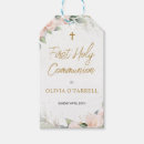 Search for first holy communion gift tags Gold cross