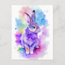 Search for watercolor rabbit postcards Easter