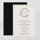 Search for black and ivory invitations Classic