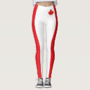 Search for canadian flag leggings Red and white