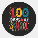 Search for 100 days of school stickers Education