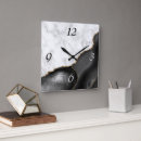 Search for black marble clocks Modern