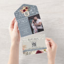 Search for dusty blue and burgundy wedding invitations Rustic