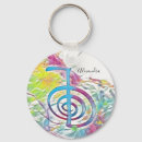 Search for healing round keychains Abstract