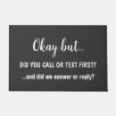Search for did you call first doormats Funny