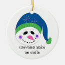 Search for smiling ornaments Snowman