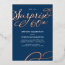 Search for surprise for him birthday invitations Elegant