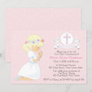 Search for dove first communion invitations Pink