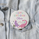 Search for happy birthday girl buttons Dinosaur