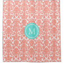 Search for aqua shower curtains Monogrammed