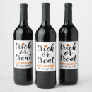 Search for halloween wine labels Trick or treat