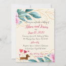 Search for dog wedding invitations Dachshund
