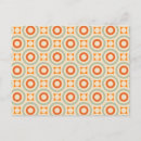 Search for mid century modern pattern cards Orange