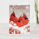 Search for cardinal christmas cards Husband