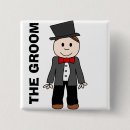 Search for save the date square buttons Groom
