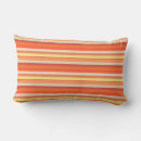 Search for red orange pillows Striped