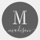 Search for m name stickers Monogrammed