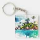 Search for palm tree painting keychains Beach