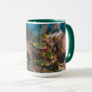Search for coral reefs mugs Underwater