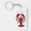 Search for red lobsters keychains Maine