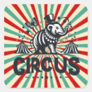 Search for circus party stickers Big top