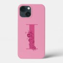 Search for letter i iphone cases Floral
